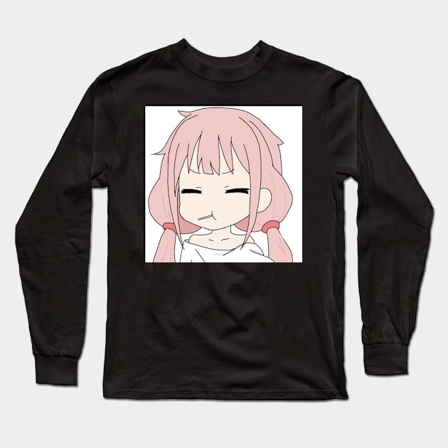 Cute anime girl with a lolipop Long Sleeve T-Shirt by Senpaih